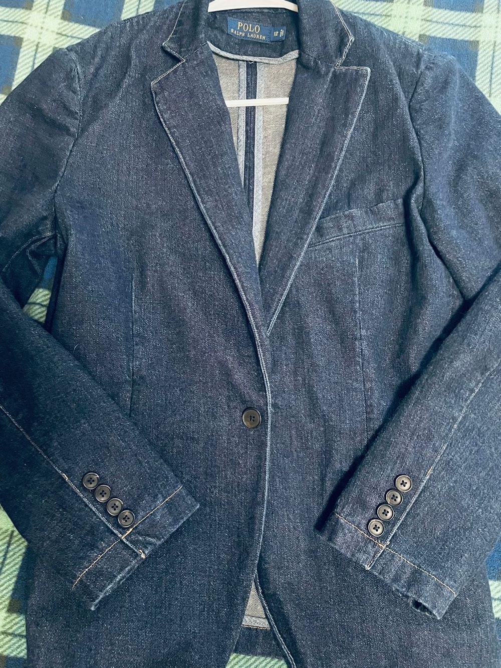 Women’s Ralph Lauren Dark Blue Denim Sport Coat/Blazer